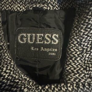 Guess Monochrome Tweed Jacket